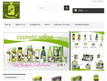 Tablet Screenshot of cosmeticaolivo.com